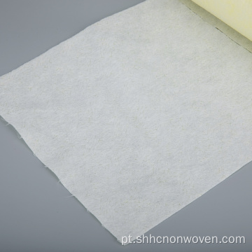 Laminado Spunlace Nowoven Abrasivo Barra Amarela Viscose Pet